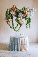 Gałązka Liście, 100 cm - Sztuczna roślina dekoracyjna Partydeco