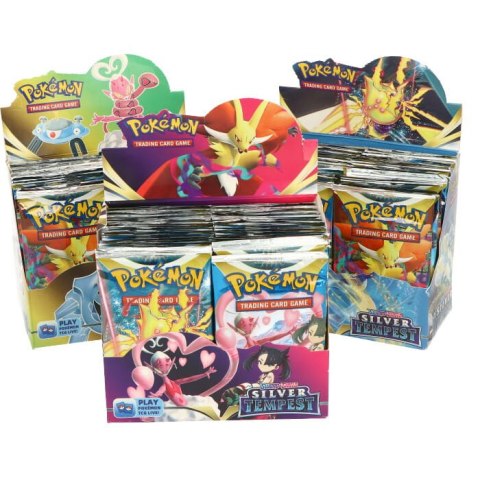 Karty pokemon silver 36 saszetek x 8 kart Karty pokemon silver 36 saszetek x 8 kart