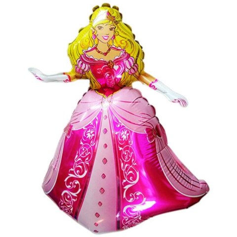 Balon Foliowy Księżniczka różowa- 72 cm, Grabo Grabo Balon Foliowy Księżniczka różowa- 72 cm, Grabo Grabo