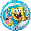 Balon Foliowy, okrągły, Spongebob, 46cm, Grabo Grabo