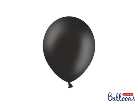 Balony lateksowe Strong, Czarne, Pastel Black, 23cm, 100 szt. Partydeco Balony lateksowe Strong, Czarne, Pastel Black, 23cm, 100 szt. Partydeco