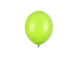 Balony lateksowe Strong, Limonkowe, Pastel Lime Green, 12cm, 100 szt. Partydeco