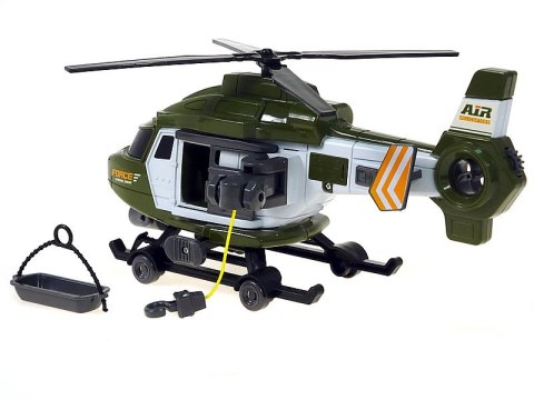 Helikopter wojskowy 1:16 światło dźwięk 29 x 14 x 9,5cm Helikopter wojskowy 1:16 światło dźwięk 29 x 14 x 9,5cm