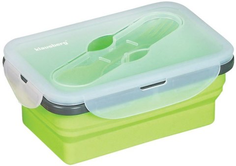 POJEMNIK LUNCHBOX SILIKONOWY 400ml 1-KOMOROWY KLAUSBERG KB-7021 POJEMNIK LUNCHBOX SILIKONOWY 400ml 1-KOMOROWY KLAUSBERG KB-7021