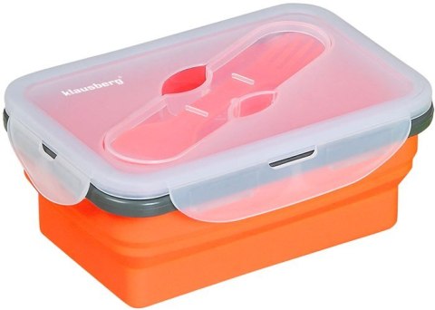 POJEMNIK LUNCHBOX SILIKONOWY 400ml 1-KOMOROWY KLAUSBERG KB-7021 POJEMNIK LUNCHBOX SILIKONOWY 400ml 1-KOMOROWY KLAUSBERG KB-7021