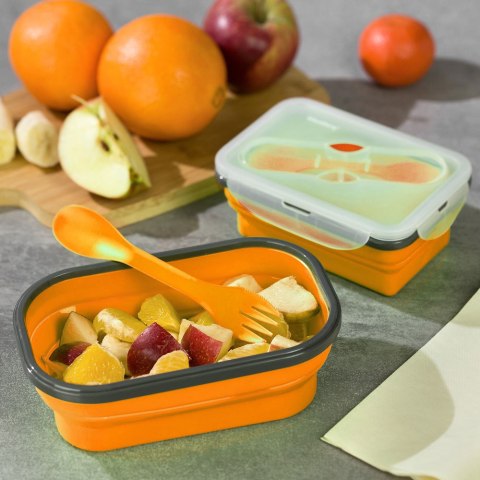 POJEMNIK LUNCHBOX SILIKONOWY 400ml 1-KOMOROWY KLAUSBERG KB-7021 POJEMNIK LUNCHBOX SILIKONOWY 400ml 1-KOMOROWY KLAUSBERG KB-7021