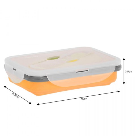 POJEMNIK LUNCHBOX SILIKONOWY 400ml 1-KOMOROWY KLAUSBERG KB-7021 POJEMNIK LUNCHBOX SILIKONOWY 400ml 1-KOMOROWY KLAUSBERG KB-7021
