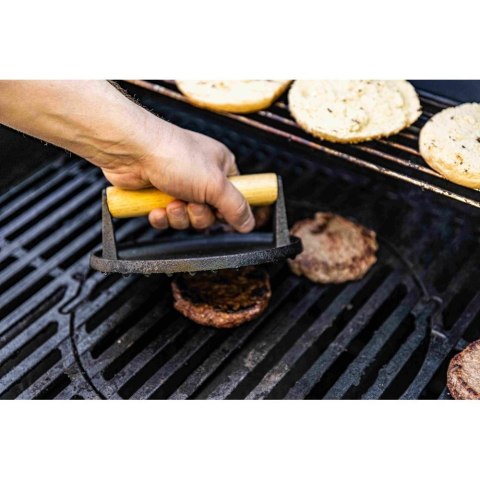 PRASKA ŻELIWNA DO MIĘSA BURGERÓW 22 CM KINGHOFF KH-1760 PRASKA ŻELIWNA DO MIĘSA BURGERÓW 22 CM KINGHOFF KH-1760