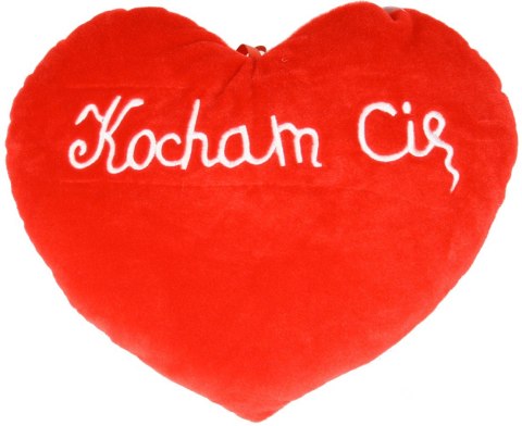 Poduszka serce 65cm KOCHAM CIĘ | S1015 Poduszka serce 65cm KOCHAM CIĘ | S1015