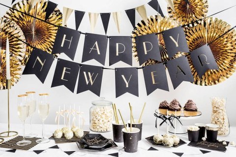 Tasiemka satynowa, wstążka czarna 6mm/25m Partydeco Tasiemka satynowa, wstążka czarna 6mm/25m Partydeco