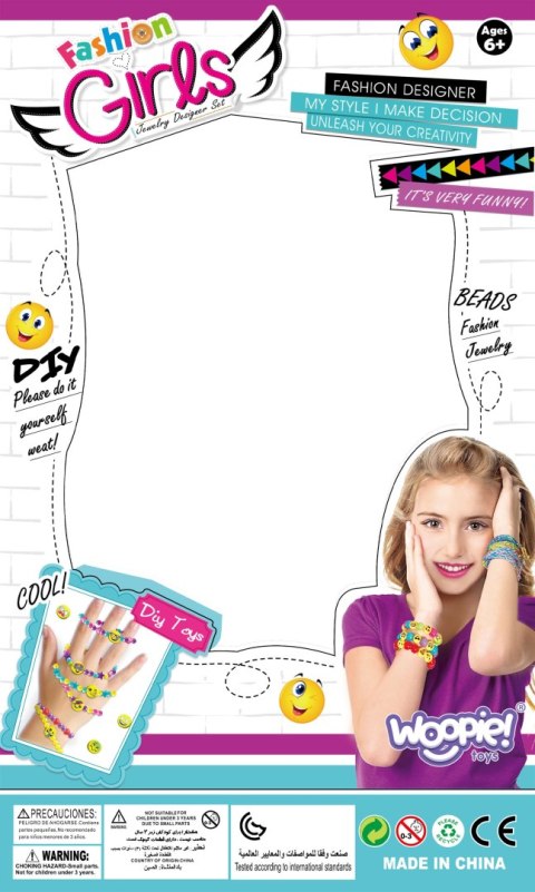 WOOPIE ART&FUN Zestaw do Robienia Biżuteri Bransoletek Wisiorków WOOPIE ART&FUN Zestaw do Robienia Biżuteri Bransoletek Wisiorków