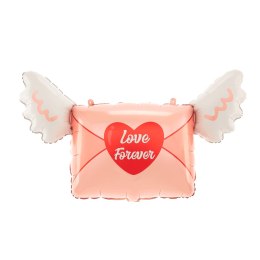 Balon foliowy List Love Forever 89,5x64cm PartyPal