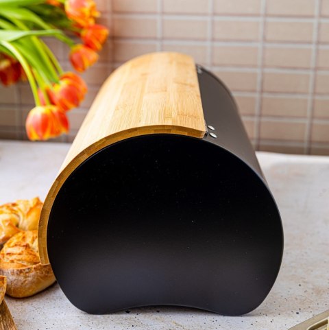 CHLEBAK STALOWY 32CM POJEMNIK NA CHLEB PIECZYWO KLAUSBERG KB-7711 CHLEBAK STALOWY 32CM POJEMNIK NA CHLEB PIECZYWO KLAUSBERG KB-7711
