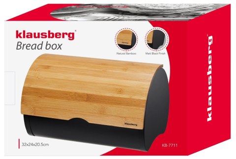 CHLEBAK STALOWY 32CM POJEMNIK NA CHLEB PIECZYWO KLAUSBERG KB-7711 CHLEBAK STALOWY 32CM POJEMNIK NA CHLEB PIECZYWO KLAUSBERG KB-7711
