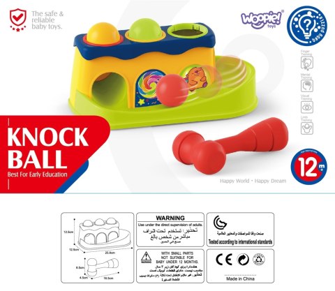 WOOPIE BABY Kolorowa Przebijanka Wbijanka z Młoteczkiem Montessori WOOPIE BABY Kolorowa Przebijanka Wbijanka z Młoteczkiem Montessori