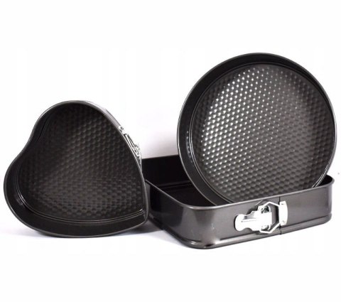ZESTAW 3 FORM BLASZANYCH NON-STICK BRUNBESTE BB-1038 ZESTAW 3 FORM BLASZANYCH NON-STICK BRUNBESTE BB-1038