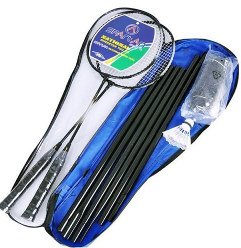 Zestaw do Badmintona z siatką SPARTAN Deluxe dla 2 graczy Zestaw do Badmintona z siatką SPARTAN Deluxe dla 2 graczy