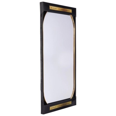 Lustro ścienne złote owalne 72x32 cm Lustro ścienne złote owalne 72x32 cm