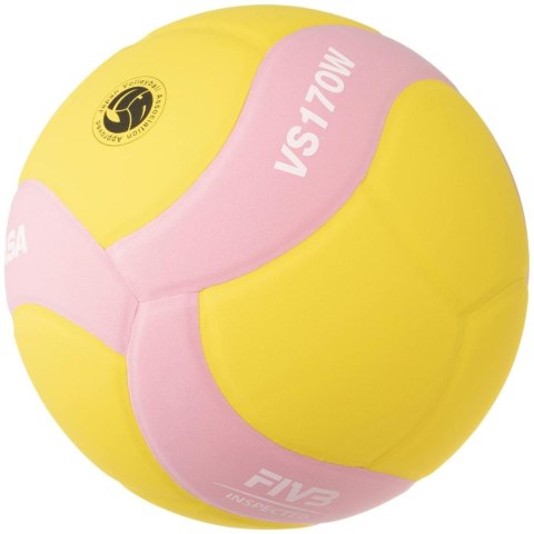 Piłka do Siatkówki MIKASA Siatkowa Halowa Rozmiar 5 VS170W Różowa Lekka Piłka do Siatkówki MIKASA Siatkowa Halowa Rozmiar 5 VS170W Różowa Lekka