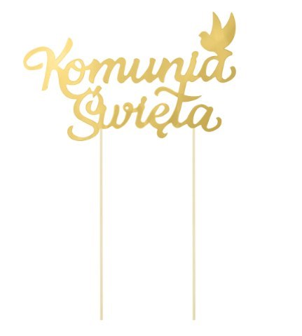 Topper do ciasta Komunia Święta | 127520 Topper do ciasta Komunia Święta | 127520