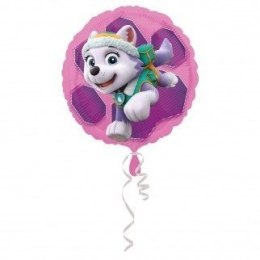 Balon foliowy Psi Patrol, Niebo & Everest, 43 cm Amscan / Anagram