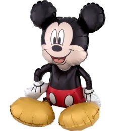 Balon foliowy siedzący myszka Mickey, 45cm Amscan / Anagram