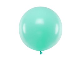 Balon lateksowy Gigant, Miętowy, Pastel Light Mint, 60 cm, 1szt Partydeco