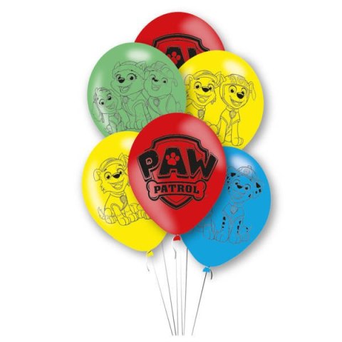 Balony lateksowe Psi Patrol 28cm, 6 szt. Amscan / Anagram Balony lateksowe Psi Patrol 28cm, 6 szt. Amscan / Anagram