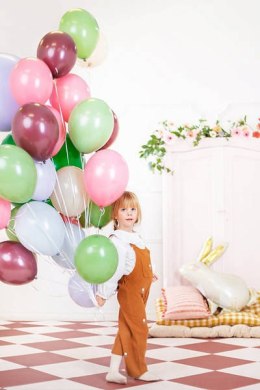 Balony lateksowe Strong, Różowe, Pastel Wild Rose, 30cm, 100 szt. Partydeco