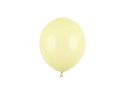 Balony lateksowe Strong, Żółte, Pastelowe Light Yellow, 30cm, 50 szt. Partydeco