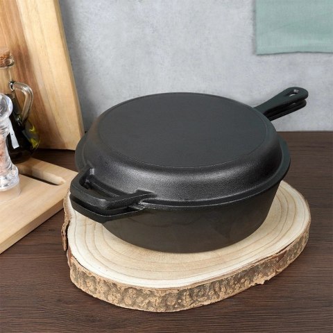 Garnek z patelnią żeliwne CAST LINE 24 cm / 3,5 l Garnek z patelnią żeliwne CAST LINE 24 cm / 3,5 l