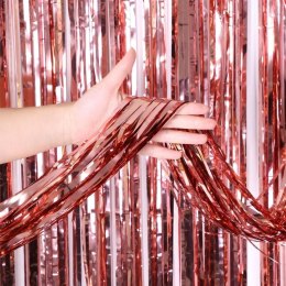 Kurtyna dekoracyjna rose gold, 100 x 200cm Jixstar