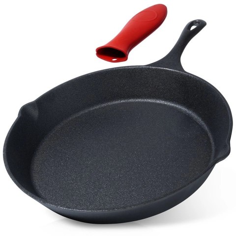 Patelnia żeliwna z silikonową nakładką CAST LINE 30 cm Patelnia żeliwna z silikonową nakładką CAST LINE 30 cm