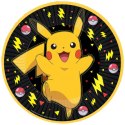Talerzyki papierowe Pokemon Pikachu, 23 cm, 8 szt. Amscan / Anagram