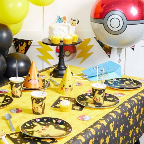 Talerzyki papierowe Pokemon Pikachu, 23 cm, 8 szt. Amscan / Anagram Talerzyki papierowe Pokemon Pikachu, 23 cm, 8 szt. Amscan / Anagram