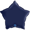 Balon Foliowy - Granatowa Satynowa Gwiazdka 46 cm, Grabo Grabo