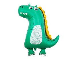 Balon Foliowy Zielony Dinozaur (rysunkowy) 89 cm Godan