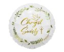 Balon foliowy Chrzest Święty (gołąbek i krzyż) 46cm Godan