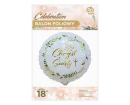 Balon foliowy Chrzest Święty (gołąbek i krzyż) 46cm Godan