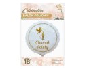 Balon foliowy Chrzest Święty (gołąbek i świeca) 46cm Godan