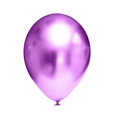 Balony lateksowe Chrome Fioletowe, 30cm, 50 szt. Flowballoons Balony lateksowe Chrome Fioletowe, 30cm, 50 szt. Flowballoons