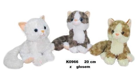 Kot pluszowy z dźwiękiem K0966 Kot pluszowy z dźwiękiem K0966