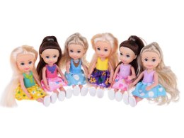 Mini laleczki do zabawy lalka 12 cm 6szt ZA4755