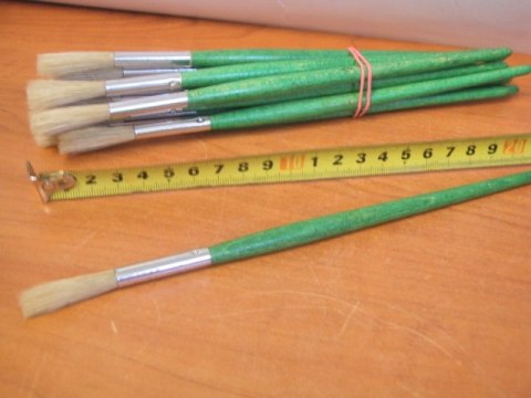 Pędzel paskowy 12szt okrągły 6 7471