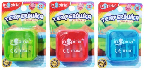 Temperówka 12szt. potrójna INSPIRIA | 1485 Temperówka 12szt. potrójna INSPIRIA | 1485