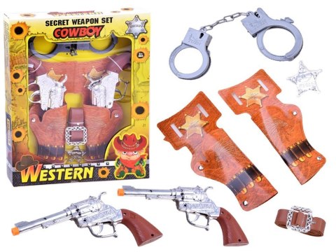 Zestaw kowboja rewolwer kowbojski pistolet ZA2452 Zestaw kowboja rewolwer kowbojski pistolet ZA2452