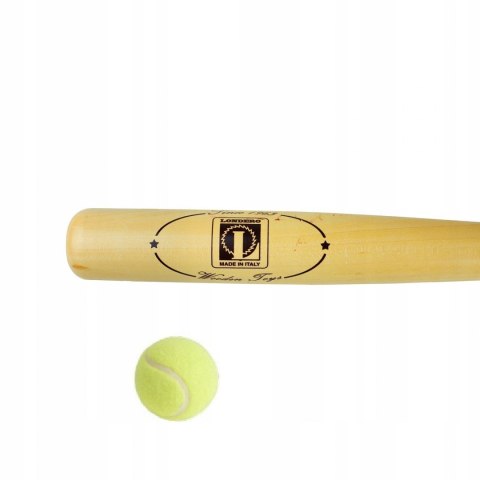 Drewniany Kij Baseballowy LONDERO 75 cm z Piłką do Tenisa Drewniany Kij Baseballowy LONDERO 75 cm z Piłką do Tenisa