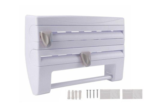 Podajnik do folii i papieru organizer kuchenny 4w1 Podajnik do folii i papieru organizer kuchenny 4w1