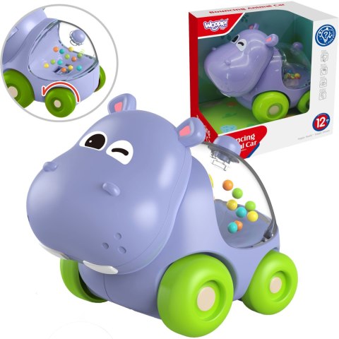WOOPIE BABY Grzechotka Samochodzik Pojazd Hipopotam WOOPIE BABY Grzechotka Samochodzik Pojazd Hipopotam
