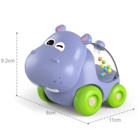 WOOPIE BABY Grzechotka Samochodzik Pojazd Hipopotam WOOPIE BABY Grzechotka Samochodzik Pojazd Hipopotam